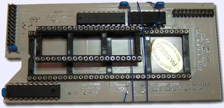 Amiga 500 klockportsadapter
