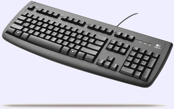 Logitech® Deluxe 250 Desktop Keyboard